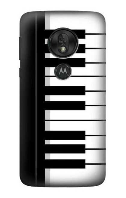 S3078 Black and White Piano Keyboard Etui Coque Housse pour Motorola Moto G7 Play S3078 Black and White Piano Keyboard Etui Coque Housse pour Motorola Moto G7 Play