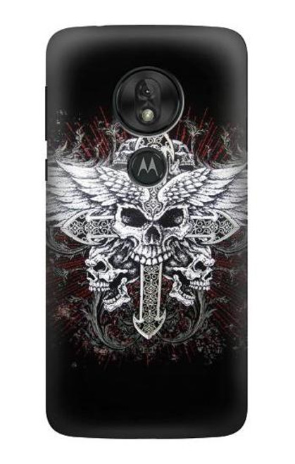 S1434 Skull Wing Tattoo Biker Etui Coque Housse pour Motorola Moto G7 Power S1434 Skull Wing Tattoo Biker Etui Coque Housse pour Motorola Moto G7 Power