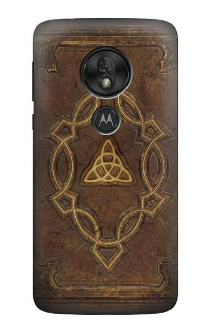 S3219 Spell Book Cover Etui Coque Housse pour Motorola Moto G7 Power