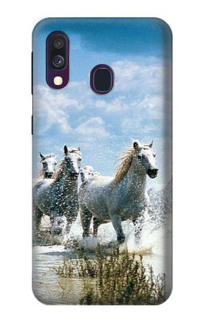 coque samsung a40 horse