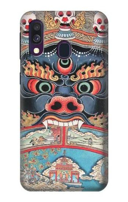 S0572 Tibet Art Etui Coque Housse pour Samsung Galaxy A40