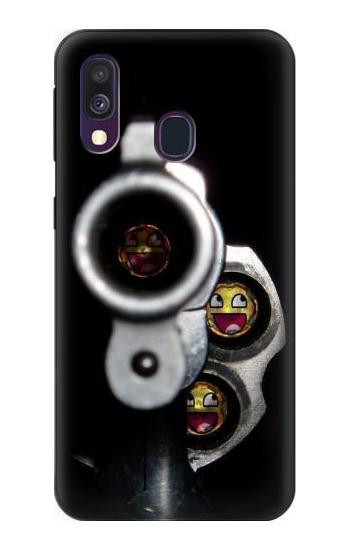 S1109 Smile Bullet Gun Etui Coque Housse pour Samsung Galaxy A40