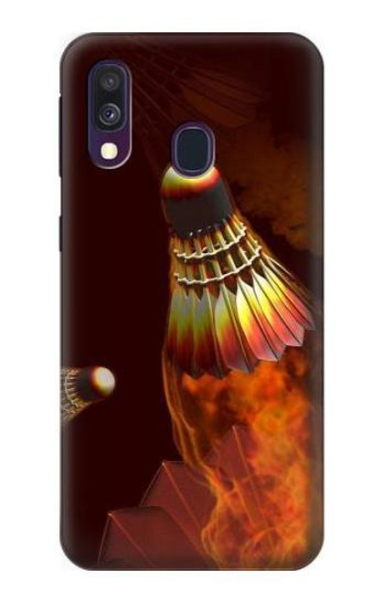 S1239 Badmintons Etui Coque Housse pour Samsung Galaxy A40
