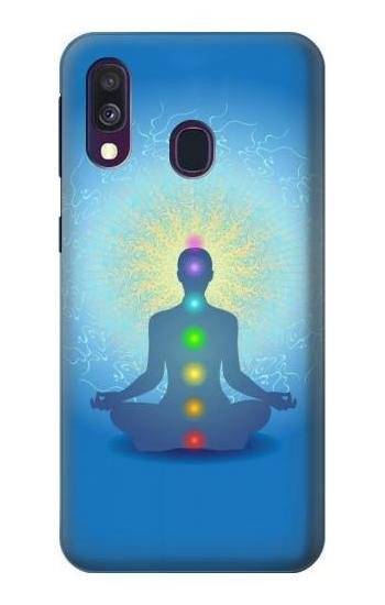S2295 Bhuddha Aura Chakra Balancing Healing Etui Coque Housse pour Samsung Galaxy A40
