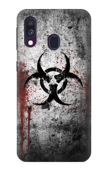 S2440 Biohazards Biological Hazard Etui Coque Housse pour Samsung Galaxy A40