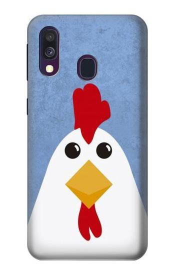 S3254 Chicken Cartoon Etui Coque Housse pour Samsung Galaxy A40