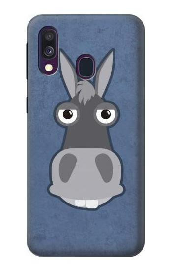 S3271 Donkey Cartoon Etui Coque Housse pour Samsung Galaxy A40