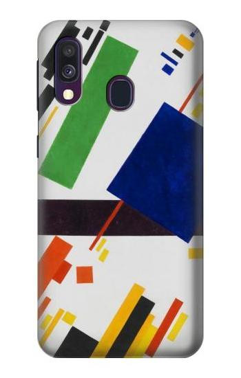 S3343 Kazimir Malevich Suprematist Composition Etui Coque Housse pour Samsung Galaxy A40