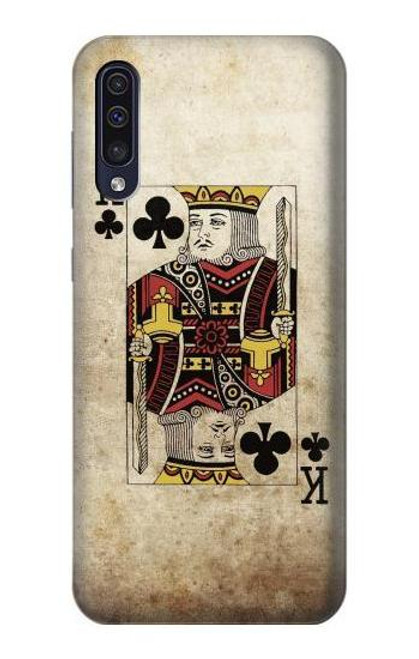 S2528 Poker King Card Etui Coque Housse pour Samsung Galaxy A50
