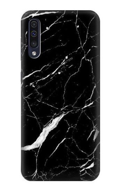 S2895 Black Marble Graphic Printed Etui Coque Housse pour Samsung Galaxy A50