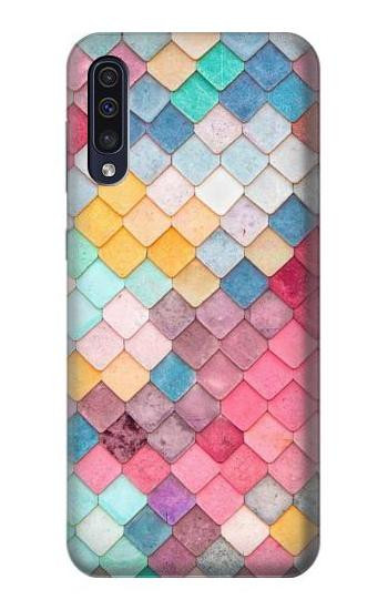 S2947 Candy Minimal Pastel Colors Etui Coque Housse pour Samsung Galaxy A50