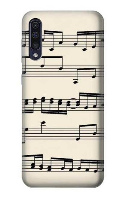 S3082 Music Sheet Etui Coque Housse pour Samsung Galaxy A50