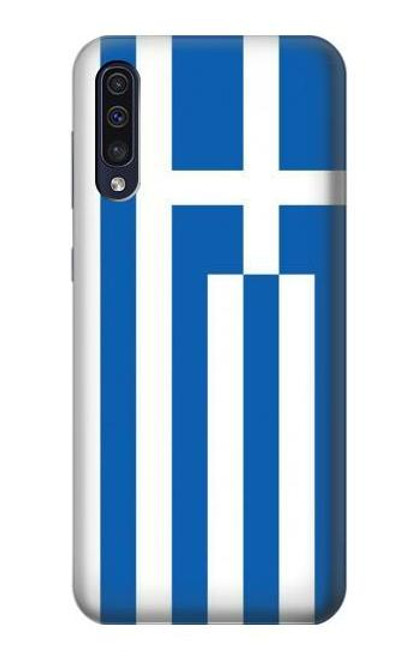 S3102 Flag of Greece Etui Coque Housse pour Samsung Galaxy A50