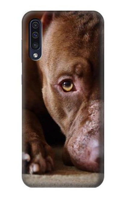 S0519 PitBull Face Etui Coque Housse pour Samsung Galaxy A70