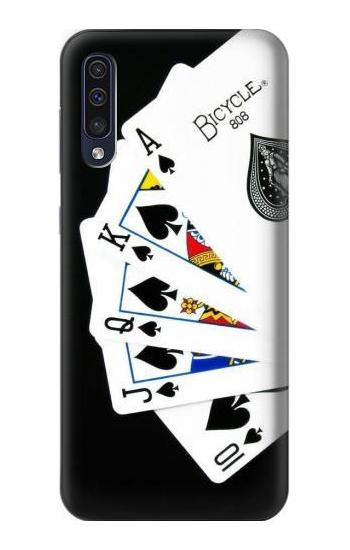 S1078 Poker Royal Straight Flush Etui Coque Housse pour Samsung Galaxy A70