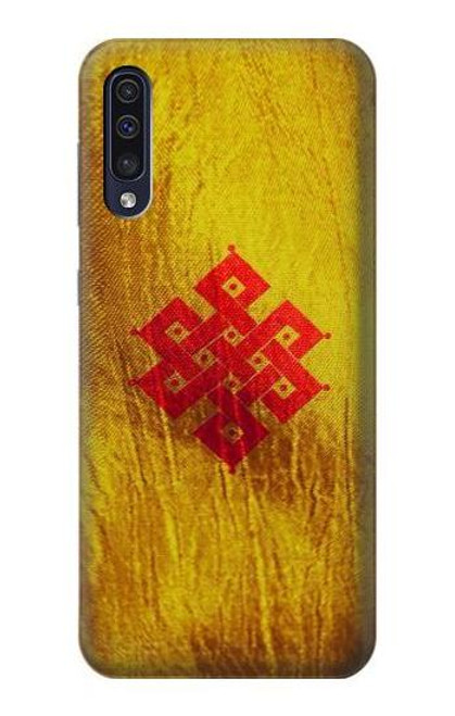 S2318 Eternal Knot Buddhist Spiritual Meditation Etui Coque Housse pour Samsung Galaxy A70