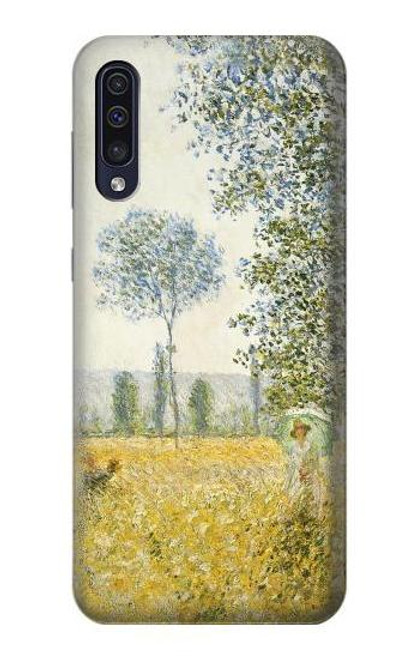 S2682 Claude Monet Fields In Spring Etui Coque Housse pour Samsung Galaxy A70