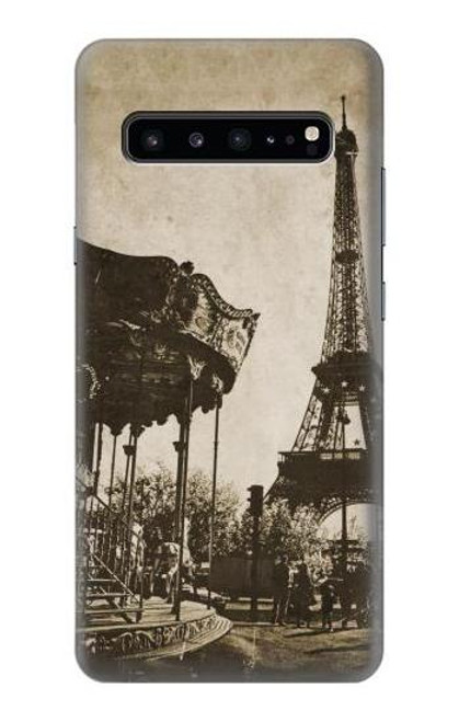 S2174 Eiffel Tower Vintage Paris Etui Coque Housse pour Samsung Galaxy S10 5G