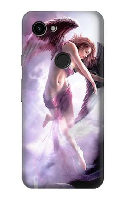 S0407 fantaisie Ange Etui Coque Housse pour Google Pixel 3a