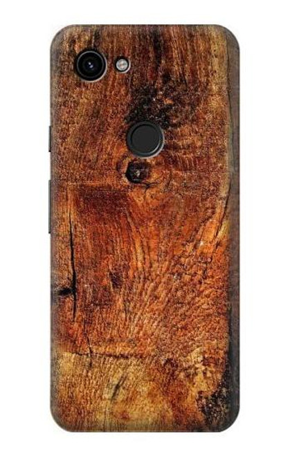 S1140 Bois graphique Etui Coque Housse pour Google Pixel 3a