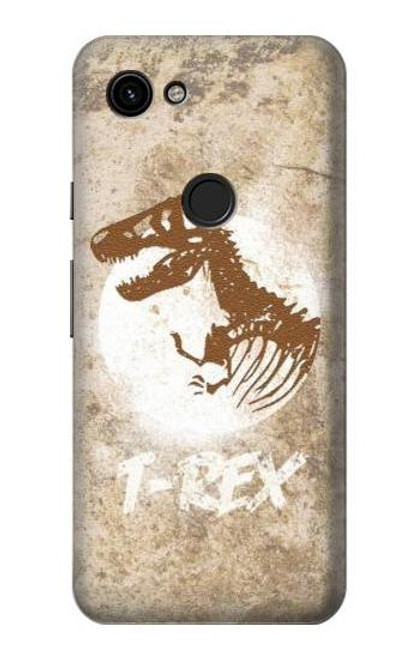 S2372 T-Rex Jurassic Fossile Etui Coque Housse pour Google Pixel 3a