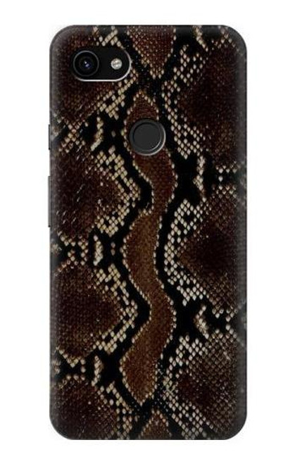 S0553 serpent Peau Etui Coque Housse pour Google Pixel 3a XL