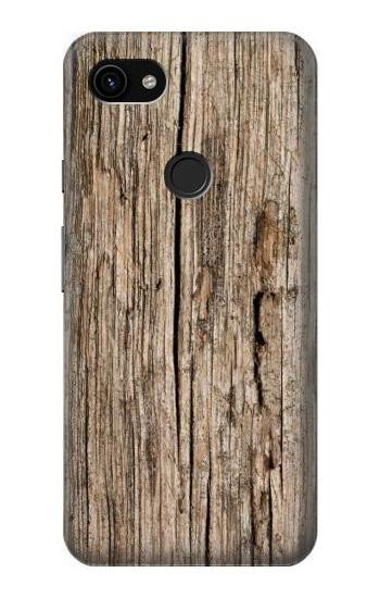 S0600 Bois imprimé graphique Etui Coque Housse pour Google Pixel 3a XL