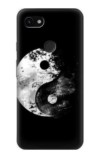 S1372 Lune Yin-Yang Etui Coque Housse pour Google Pixel 3a XL