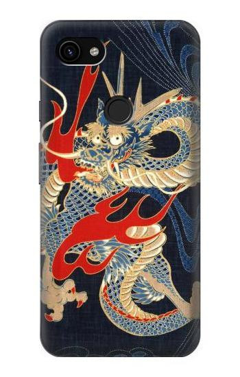 S2073 Japon dragon Art Etui Coque Housse pour Google Pixel 3a XL