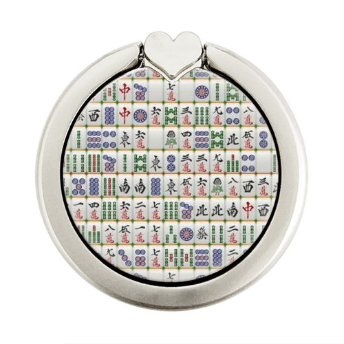 S1051 Mahjong Graphique Porte-Bague et Pop Up Grip doigt Socket Support