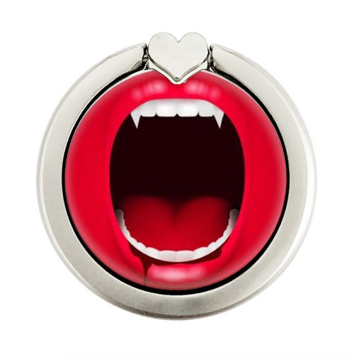 S2103 Vampire Mouth Graphique Porte-Bague et Pop Up Grip doigt Socket Support