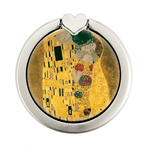 S2137 Gustav Klimt The Kiss Graphique Porte-Bague et Pop Up Grip doigt Socket Support