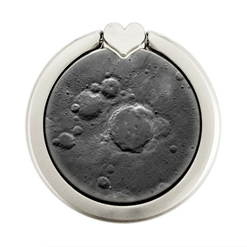 S2946 Moon Surface Graphique Porte-Bague et Pop Up Grip doigt Socket Support