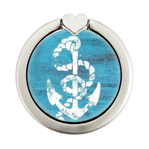 S3053 Marine Anchor Blue Graphique Porte-Bague et Pop Up Grip doigt Socket Support