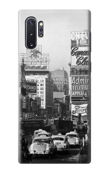 S0182 Old New York Vintage Etui Coque Housse pour Samsung Galaxy Note 10 Plus