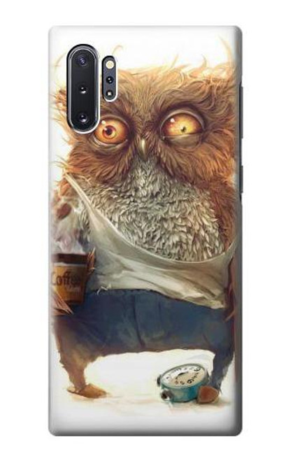S1133 Wake up Owl Etui Coque Housse pour Samsung Galaxy Note 10 Plus