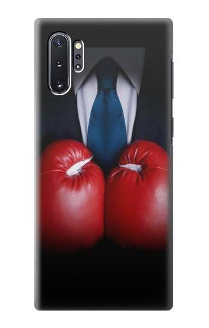 S2261 Businessman Black Suit With Boxing Gloves Etui Coque Housse pour Samsung Galaxy Note 10 Plus