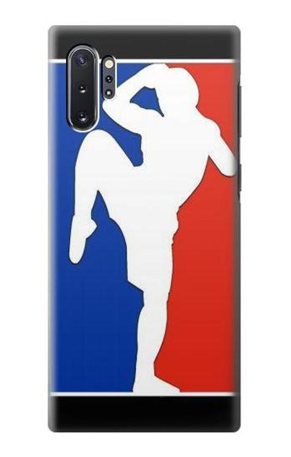 S2278 Muay Thai Kickboxing MMA Martial Art White Etui Coque Housse pour Samsung Galaxy Note 10 Plus
