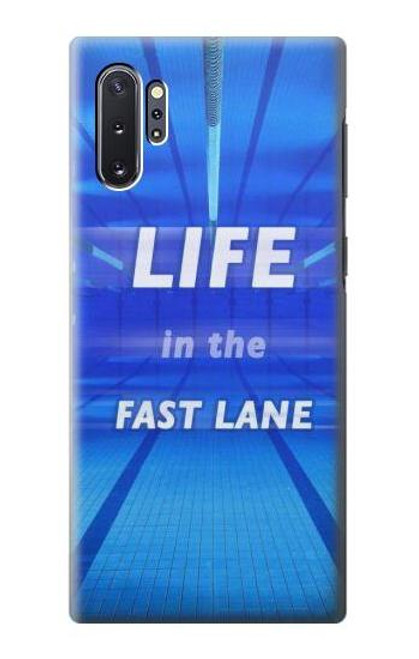 S3136 Life in the Fast Lane Swimming Pool Etui Coque Housse pour Samsung Galaxy Note 10 Plus