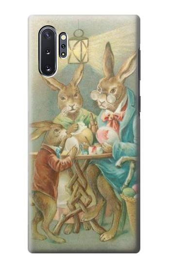 S3164 Easter Rabbit Family Etui Coque Housse pour Samsung Galaxy Note 10 Plus