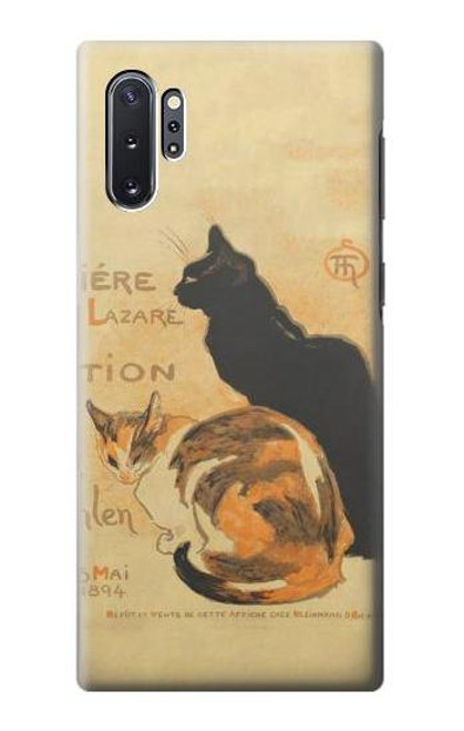 S3229 Vintage Cat Poster Etui Coque Housse pour Samsung Galaxy Note 10 Plus