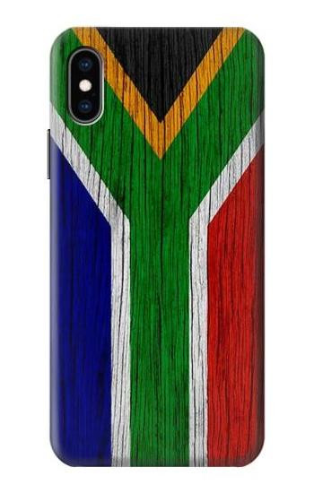S3464 South Africa Flag Etui Coque Housse pour iPhone X, iPhone XS