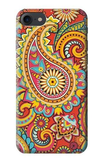 S3402 Floral Paisley Pattern Seamless Etui Coque Housse pour iPhone 7, iPhone 8