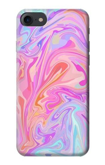 S3444 Digital Art Colorful Liquid Etui Coque Housse pour iPhone 7, iPhone 8