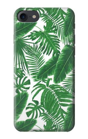 S3457 Paper Palm Monstera Etui Coque Housse pour iPhone 7, iPhone 8