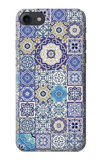 S3537 Moroccan Mosaic Pattern Etui Coque Housse pour iPhone 7, iPhone 8