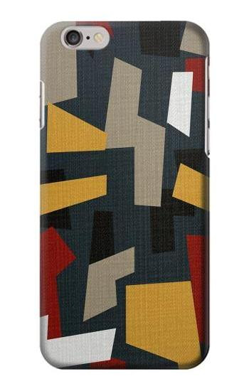 S3386 Abstract Fabric Texture Etui Coque Housse pour iPhone 6 6S