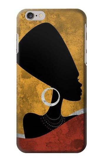 S3453 African Queen Nefertiti Silhouette Etui Coque Housse pour iPhone 6 Plus, iPhone 6s Plus