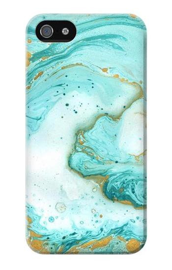 S3399 Green Marble Graphic Print Etui Coque Housse pour iPhone 5 5S SE