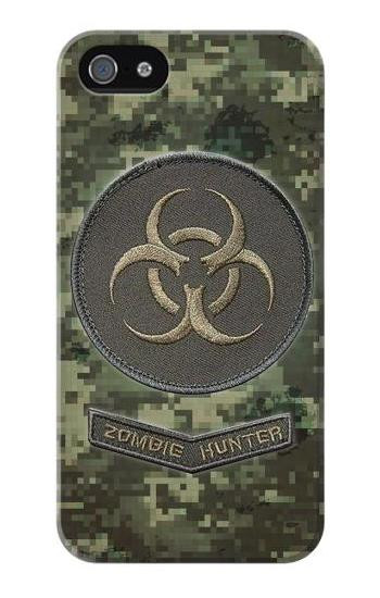 S3468 Biohazard Zombie Hunter Graphic Etui Coque Housse pour iPhone 5 5S SE